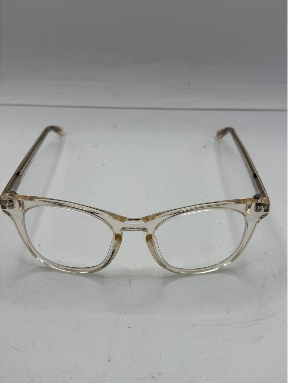 Warby Parker BELL 652 Clear Crystal Eyeglasses Frames only 49-18-140 Transparent